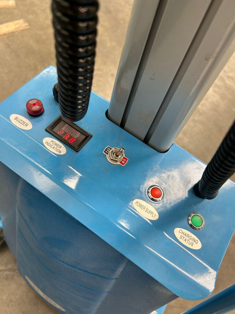 botonera para el elevador de bobinas
