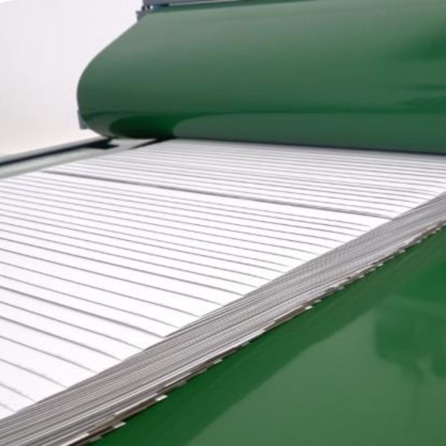 CINTA TRANSPORTADORA Y ZONA DE SECADO