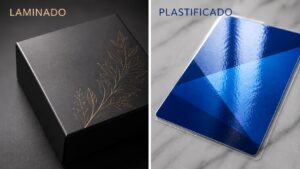 plastificado contra laminado
